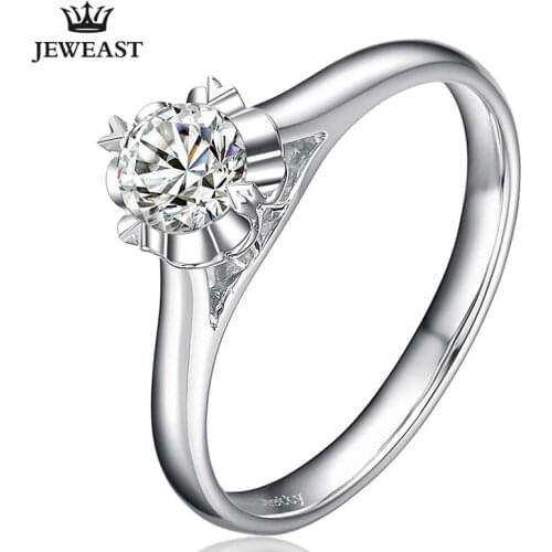 ZSG Natural diamond 18K gold Pure Gold Ring Real 18K gold Solid Gold Ring Trendy Classic Party Fine Jewelry Hot Sell New 2019