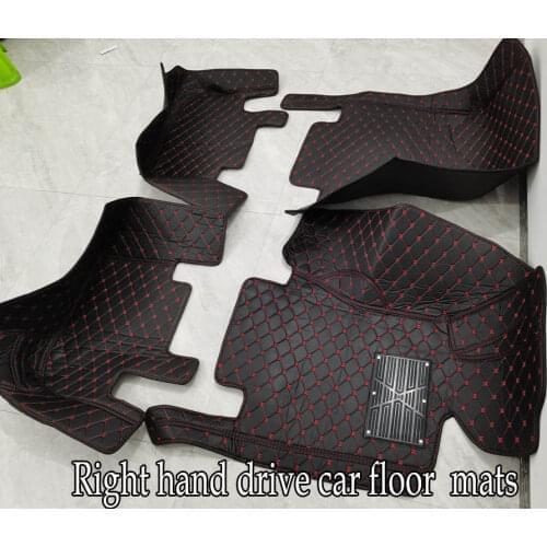 Right hand drive Uk model car floor mats for Infiniti ESQ Nissan Juke accessories 5D car-styling heavy duty rugs carpet foot ca