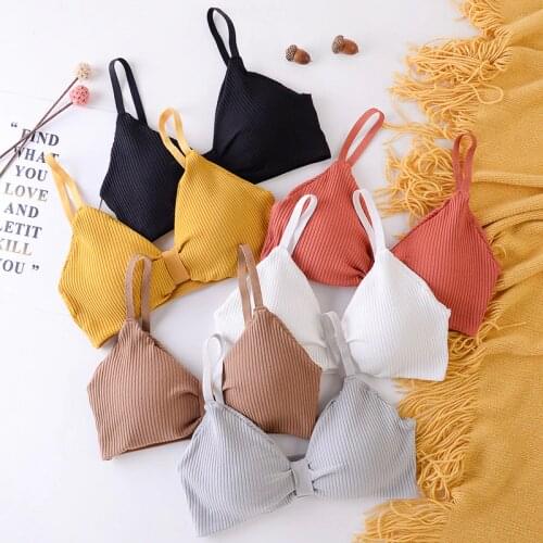 Solid Sports Bras Women Cotton Push Up Sports Bra Underwear Fitness Running Yoga Sport Tops Jogging Gym Women Sports Bra Girl