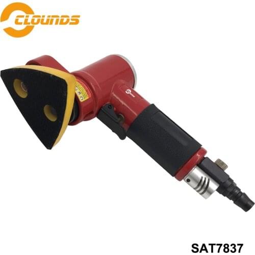 SAT7837 Pneumatic Sander Air Tool 2" 3" Pad Size Power Tools High-Power Enhance Version Reciprocating Mini Air Sander
