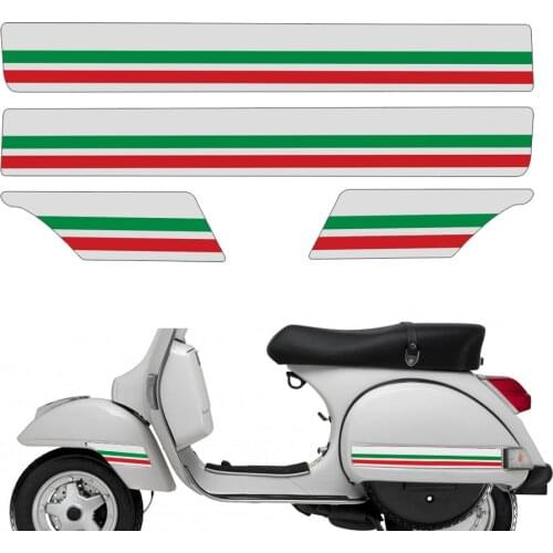 Motorcycle Side Panel Reflective Stickers Case for Vespa PX T5 Scooter-5 Decal Shell decals, personalized stickers, all car deca
