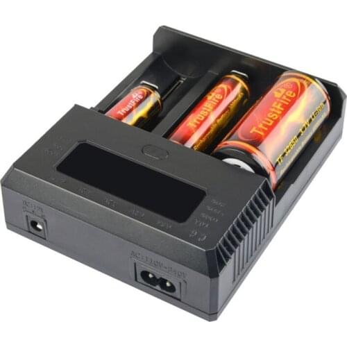 Trustfire TR-018 Intelligent Fast 3 Slots Charger LED Lights Li-ion Battery Charger