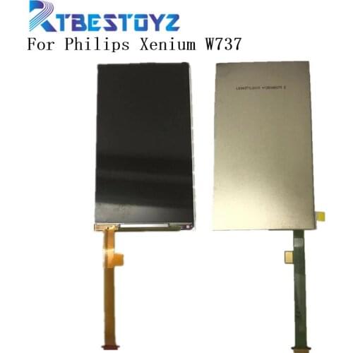 4.5" 100% Tested Top LCD Screen For Philips Xenium W737 LCD Display Screen Monitor Smartphone Replacement Parts