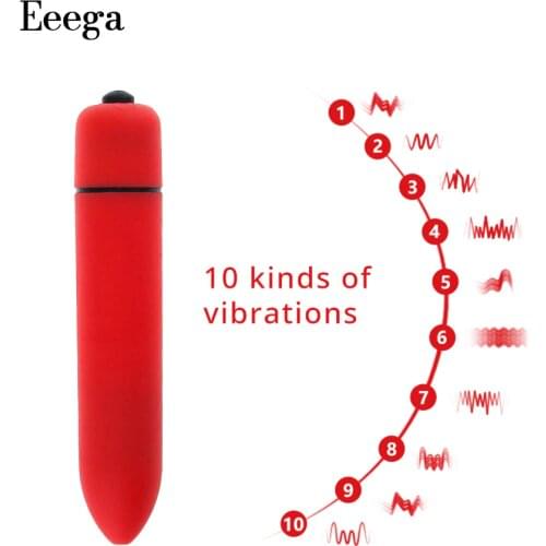 10 Speed Bullet Vibrator for Women Waterproof Clitoris Stimulator Dildo Vibrator Sex Toys for Woman Sex Products
