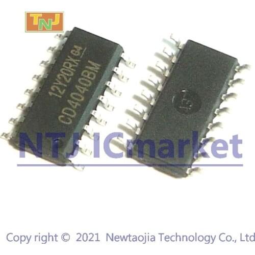 50 PCS CD4040BM SOP-16 CD4040 CMOS RIPPLE-CARRY BINARY COUNTER DIVIDERS IC CHIP