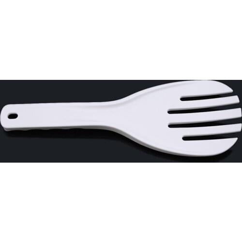 White Rice Paddle Plastic Meal Spoon Non Stick Kitchen Gadgets Hand Roll Spoons Rice Shovel Kitchen Supplies