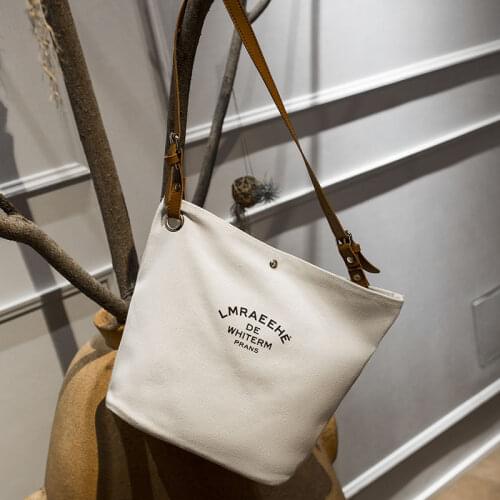 Canvas Shoulder Shopping Bags for Women shopper daily Handbag Female Environmental Storage Reusable Foldable Grocery Totes Bag