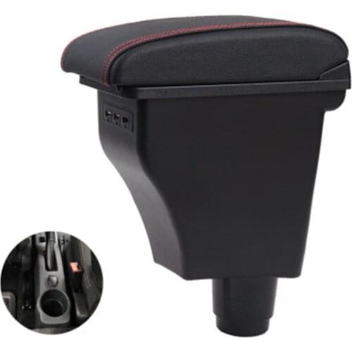 For Dacia Sandero armrest box central Store content Storage box Dacia stepway armrest box with USB interface