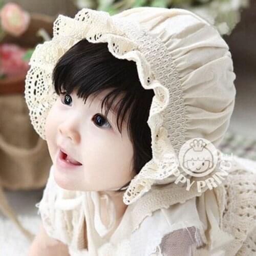 Factory Price Newborn Baby Girls Cotton Hats Sun Cap Bonnet Infants Toddler Sunhat Beanies 0-8 Month s