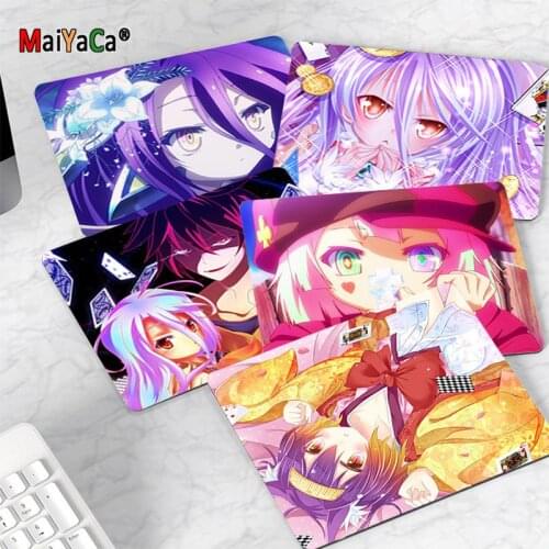 MaiYaCa New Arrivals no game no life Comfort Mouse Mat Gaming Mousepad Smooth Writing Pad Desktops Mate gaming mouse pad