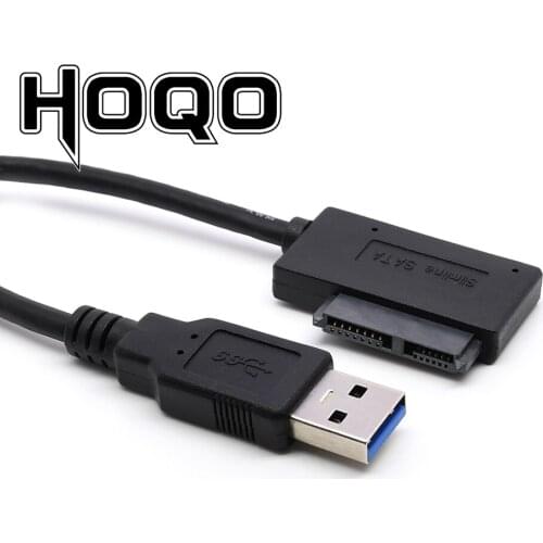 USB 3.0 to Micro SATA 7+9 16 Pin 1.8" Hard Disk Driver SSD Adapter Cable 10cm
