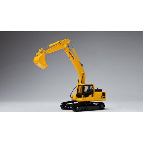 Collectible DieCast Toy Model Gift 1:43 Scale Komatsu PC200-8 Hydraulic Excavator Construction Vehicle Alloy Model Decoration
