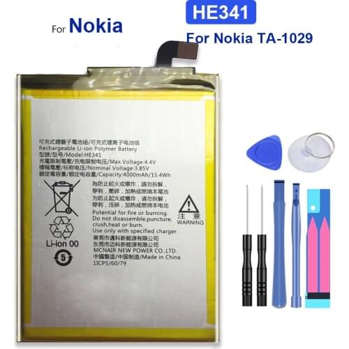 Mobile Phone Battery For Nokia TA-1029 Replacement Battery HE341 4000mAh
