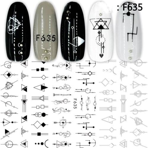 Fashion Nails Art Manicure Back Glue Decal Decorations Nail Sticker For Nails Tips Beauty