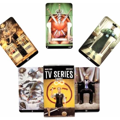 Latest High Quality TV Series Tarot Cards Fortune Guidance Telling Divination Deck Board Game With PDF Guidebook Leisure Party