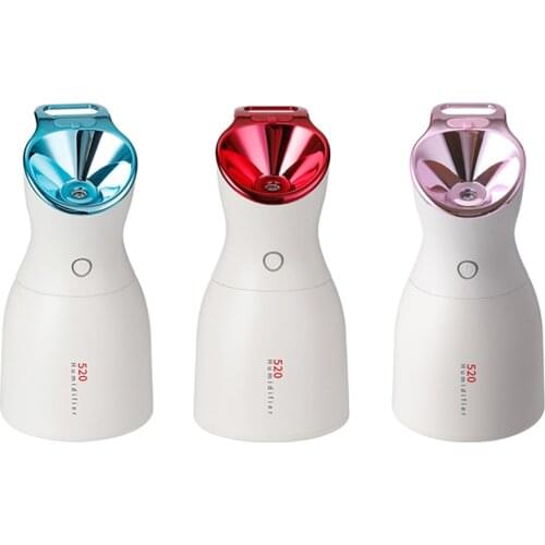 Nano Ionic Facial steamer water tank 90ml Electric Home spa Pores Reduce Deap cleaning Face Sprayer Humidifier Moisturizing Tool