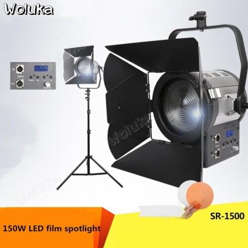 150W film LED spotlight adjustable focus dimming camera photography light micro movie DMX CD50 T08