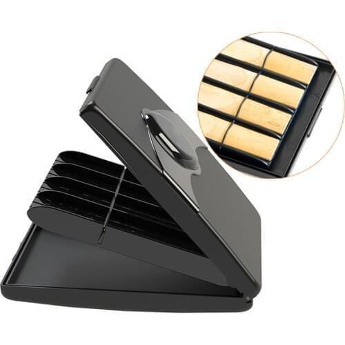 Portable Saxophone Reeds Case Box Waterproof Storage Box 8 Grids Sax Alto Musical Instrument Accessories