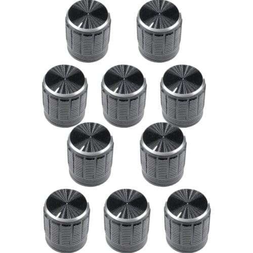 High quality 15*17 rotary button aluminum alloy knob cap 15*17 potentiometer knob aperture 6MM aluminum cap