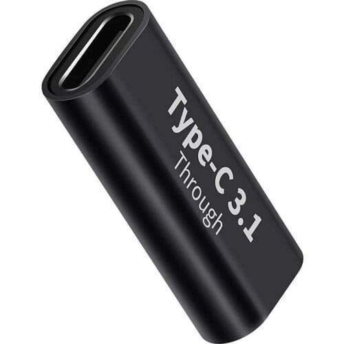 New USB Type C Male To USB Type C Female Adapter 10GBbps Rate Fast Charging Data Expansion Adapter Converter For Phone Laptop