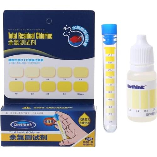 Aquarium Fish Tank PH NO2 NO3 Chlorine Water Quality Test Nitrite Test Solution