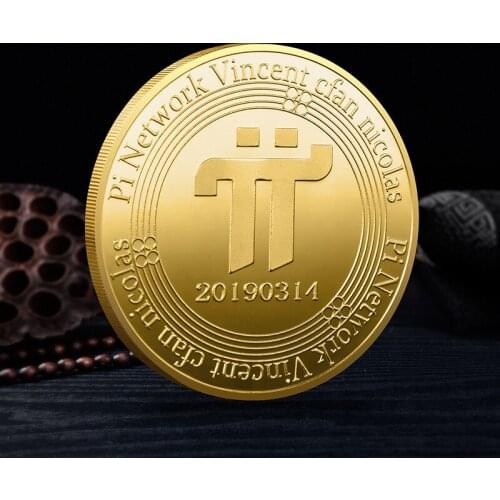 CO50 Pi Network Coin Digital Currency Gold Plated Commemorative Crypto Coin Cryptocurrency Collectible Great Gift