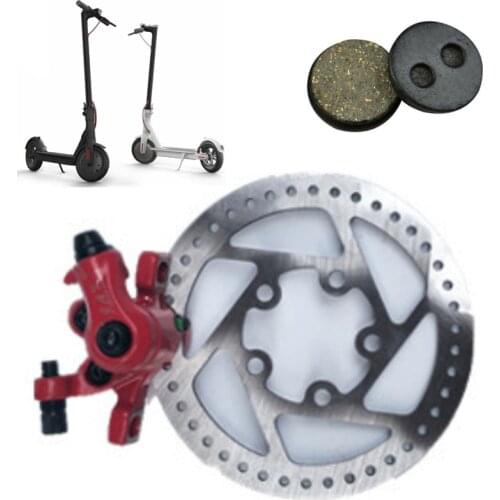 Disc Brake Seat for XIAOMI MIJIA M365 MI Scooter Brake Base Clip Disc 110mm Rear Wheel Friction Plates Original Brake Disc Pads