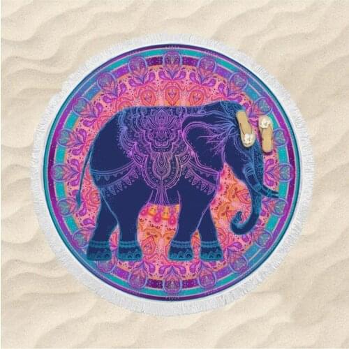 Round Beach Towel 2021 Summer Season Stylish Sea Towels