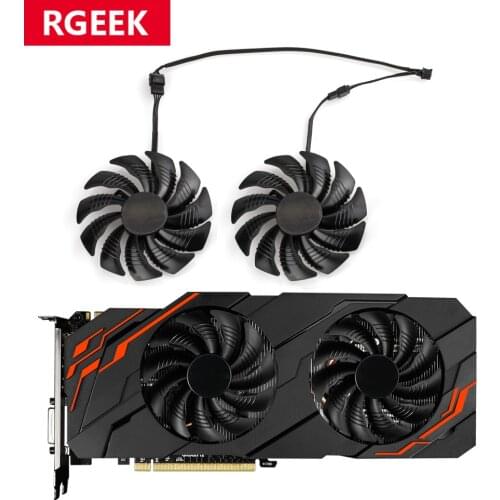 88MM T129215SU PLD09210S12HH 4Pin Cooling Fan For Gigabyte GTX 1050 1060 1070 960 RX 470 480 570 580 Graphics Card Cooler Fan