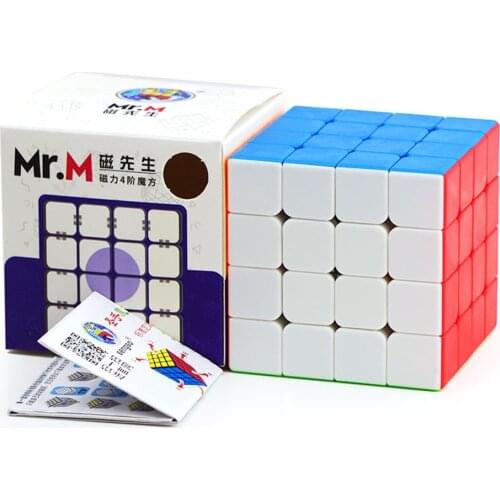 Sengso Mr.M Magnetic 4x4 Speed Cube Shengshou Magic Cube 4x4x4 Magnetic Mr M Magnets Cube Puzzle toys