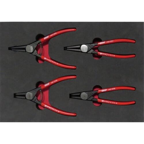 4 Pcs Circlip Pliers Set Inlet Retaining Clip Internal External Spring Bent Straight Snap Ring Disassembly Pro Crimp Tool Brio