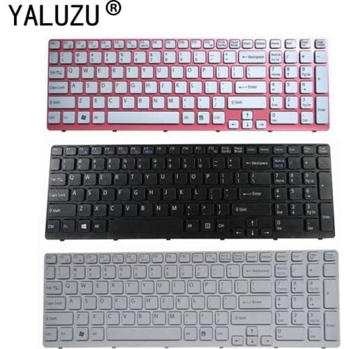 YALUZU new US For SONY VAIO SVE15 SVE1511SAC SVE1512SHC SVE17 SVE1511S4C SVE151C11M SVE151E11T SVE15111 Keyboard