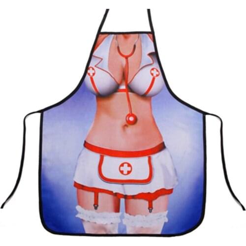 Novelty Kitchen Sexy Apron Christmas Funny Creative Cooking Aprons for Boyfriend Christmas Gifts and Fun Party Kitchen Gag Gift