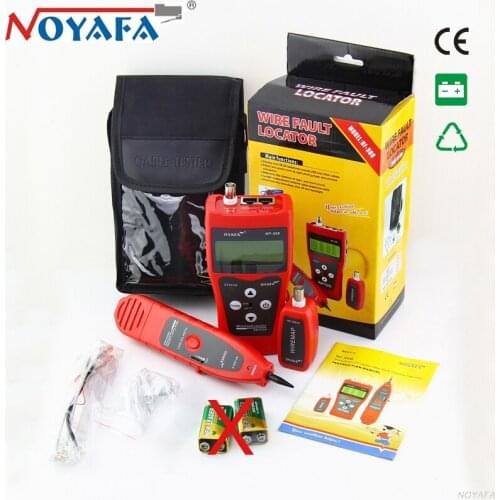 NOYAFA NF-308 Telephone Wire Tracker LAN Network Cable Tester for Cat5e Cat6e RJ45 Coacial BNC RJ11 Line Finder Original Package