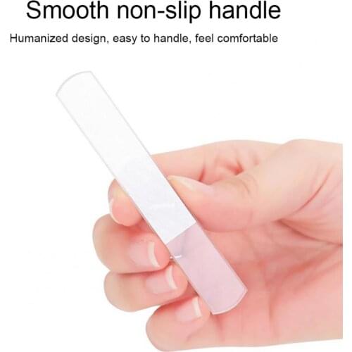 Finger File Easy to Handle Professional Durable Glass Fingernail Nail File Nail Art Tips Tool High Quality Polish for Finger