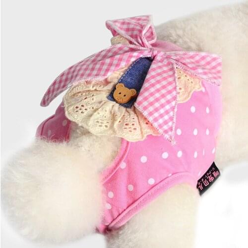 Female Pet Dog Diaper Sanitary Physiological Pants Diaper Female Dog Shorts For Puppy Kitty Trousers Underwear Diaper Pet Briefs