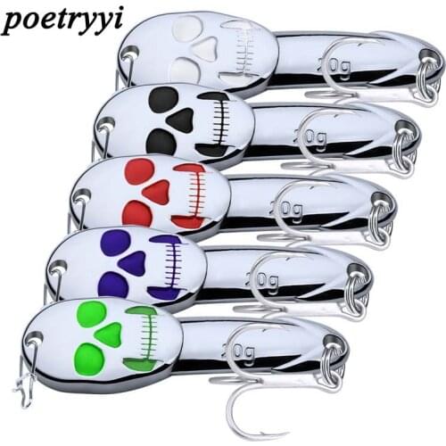 POETRYYI 5 color VIB metal iron road lure bait bionic bait 7g/10g/15g/20g taro sequin fishing wobblers bait randomly sent 30