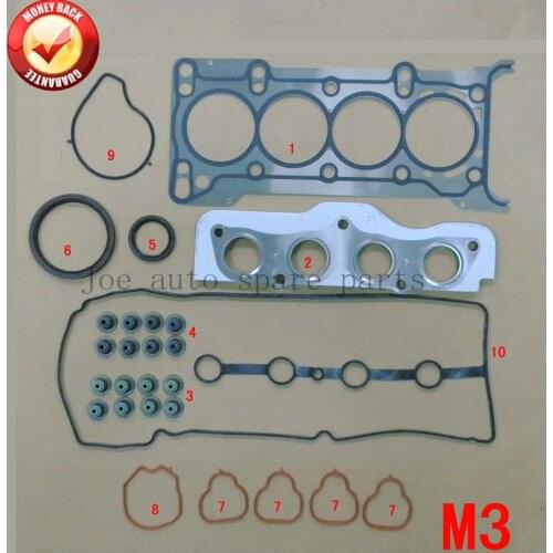 Z6 Engine complete cylinder head Gasket for MAZDA 3 MAZDA3 1.6L 1598CC 2004- 8LA4-10-271 50286300