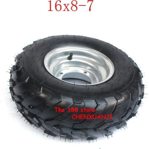 Most popular GO KART KARTING ATV UTV Buggy 16X8-7 Inch Wheel Tubeless Tyre Tire Go Kart Knobby