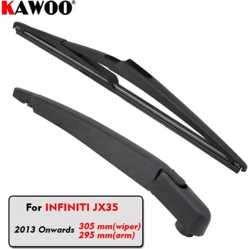 KAWOO Car Rear Wiper Blade Blades Back Window Wipers Arm For Infiniti JX35 Hatchback (2013-) 305mm Car Accessories Styling