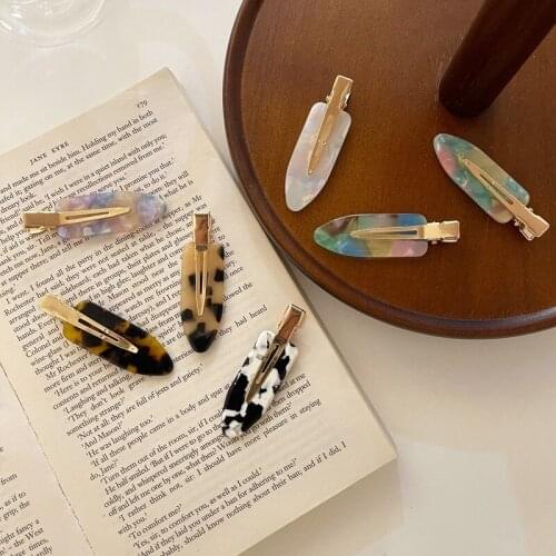 Super Fairy Dream Acetic Acid Non-trace Hairpin Makeup Clip Japanese Fringe Clip Hair Clip Gradient Clip