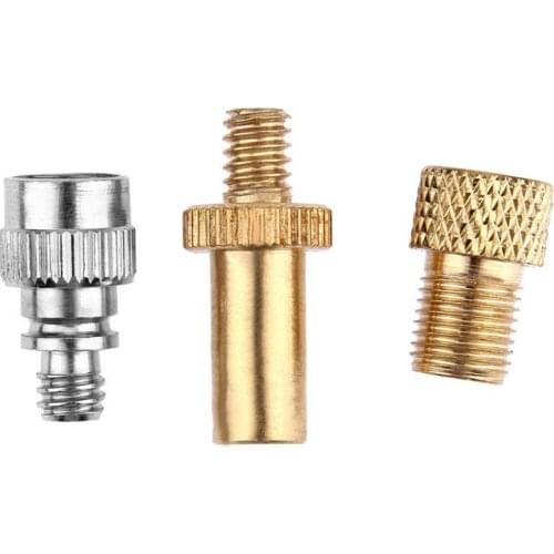 3pcs Presta Valve Extension Pump Tools For Mountain Road Bike Valve Adaptor+ Bike Bicycle Presta to Schrader Valve Adapters New