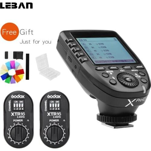 Godox XPro-C Flash E-TTL HSS 2.4G Wireless X System Trigger + 2x XTR-16 Receiver with for Canon DSLR Godox V850C V860C