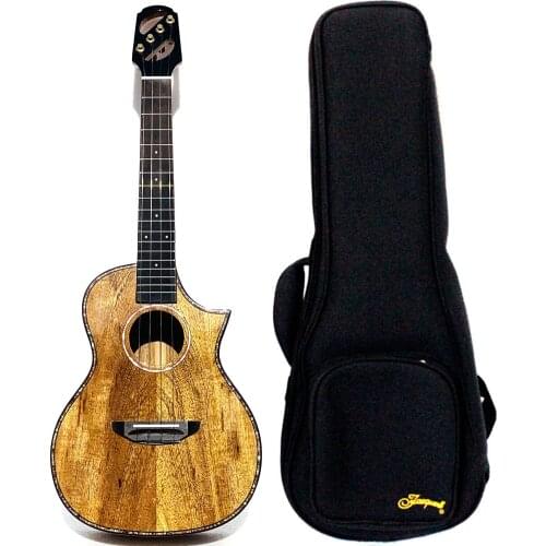 High quality 26 inch all solid mango wood ukulele with Gig Bag