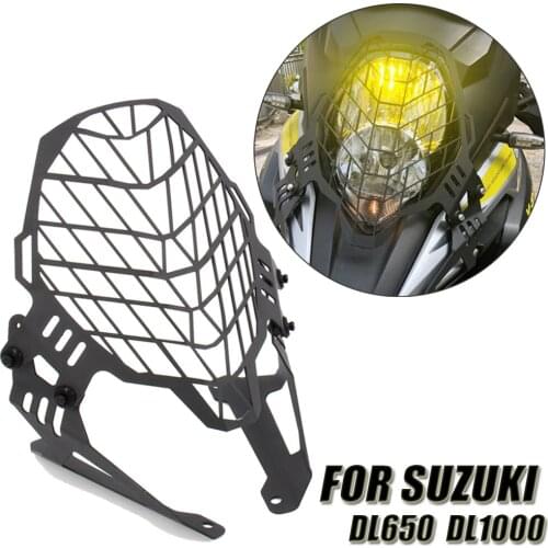 Motorcycle Headlight Protector For SUZUKI V-strom DL1000 DL650 17-19 DL1000 DL650 DL1000 DL650 Grille Guard Cover Motor Parts