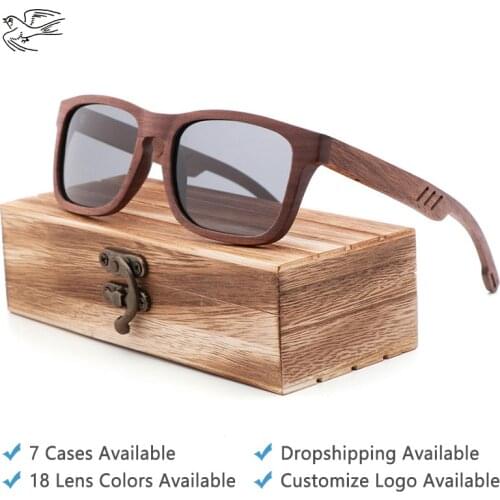 Women Wood Sunglasses with Wooden Case Brand Sunglasses Women Vintage Polarized UV400 Sun Glasses Shade Womens Sunglass GB094