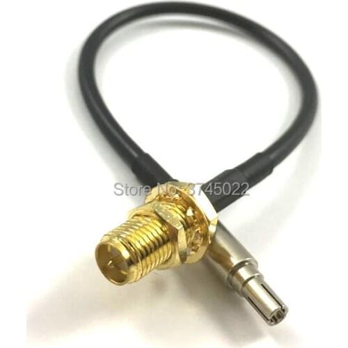 1pcs Crc9 Pigtail Connector to rp-Sma Female Adaptor Cable 15cm for Huawei 3G 4G router