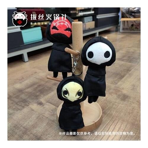 2021 Anime Final Fantasy XIV FF14 Emet Selch Cosplay Cute Plush Dolls Keychain Cartoon Bag Pendant Creative Keyring Gifts 15cm