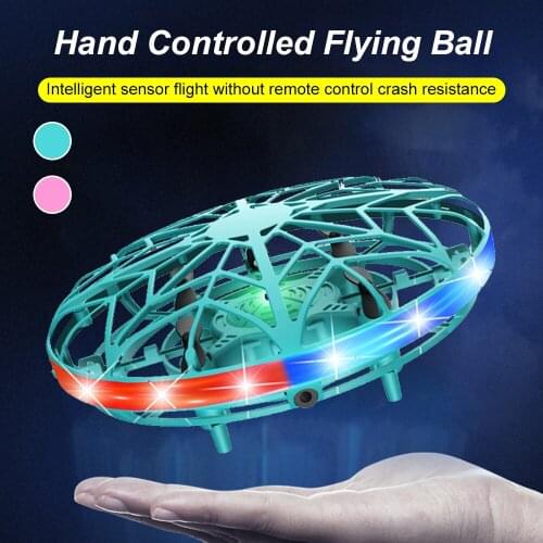 Color Drone UFO Toys Control Interactive Hand Flying Aircraft Quadcopter Infraed RC Helicopter Helicopter Quadrocopter Kid Toy