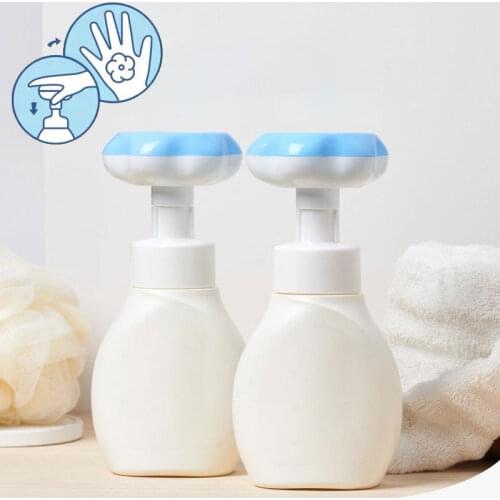 BPA Free 330ml Childrens Flower Foam Pump Bottle Hand Soap Pump Dispenser For Cleaning Travel Cosmetics